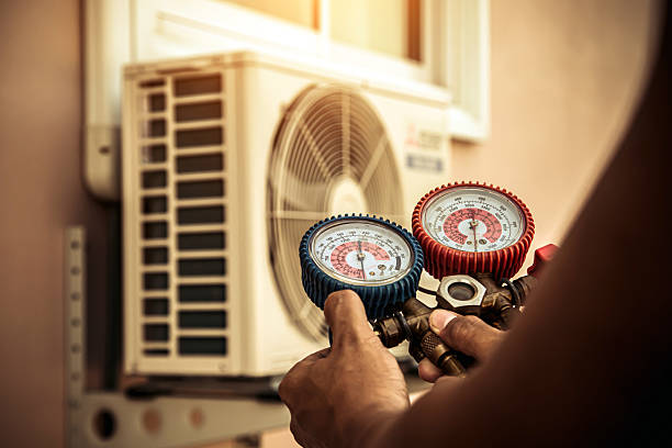 Professional Hvac technician working in West Newbury, MA